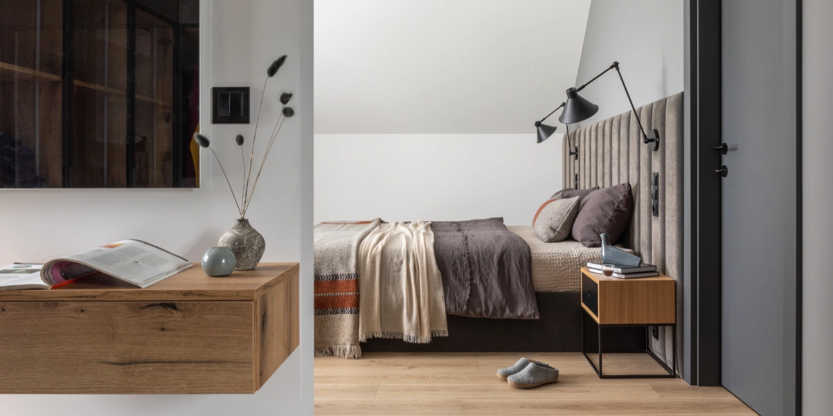 reformas integral Sant Martí - dormitorio acogedor para el invierno